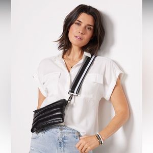 Evereve relaxed utility shirt